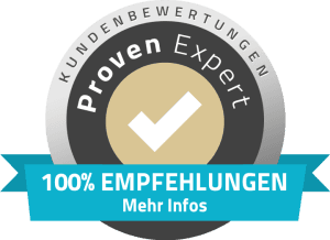 ProvenExpert 100% Empfehlung